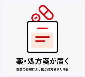 薬・処方箋が届く